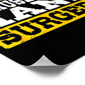 I Survived My Husband's Hand Surgery Funny Recover ポスター (角)