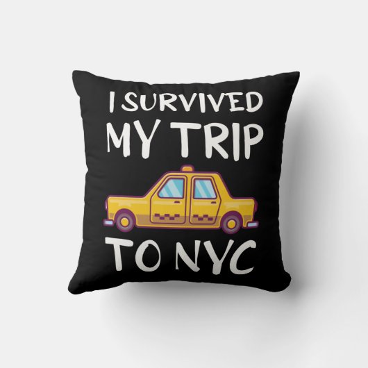 I Survived My Trip To NYC クッション (裏面)