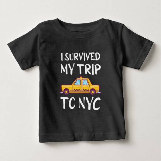 I Survived My Trip To NYC ベビーTシャツ (正面)