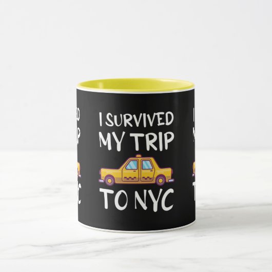 I Survived My Trip To NYC マグカップ (中央)