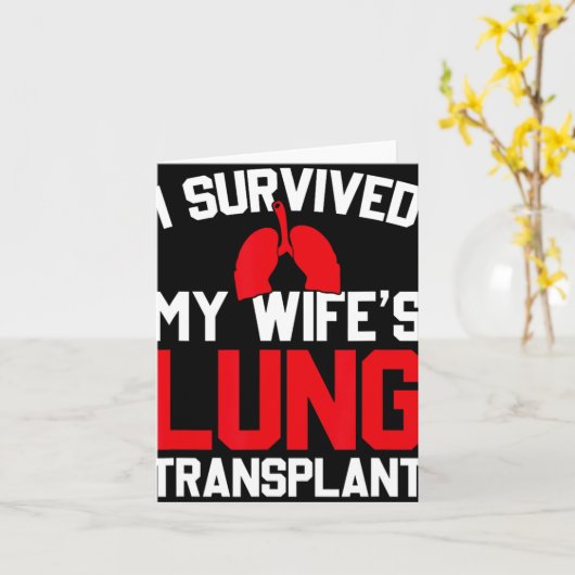 I Survived My Wife's Lung Transplant, New Lung カード (黄色い花)