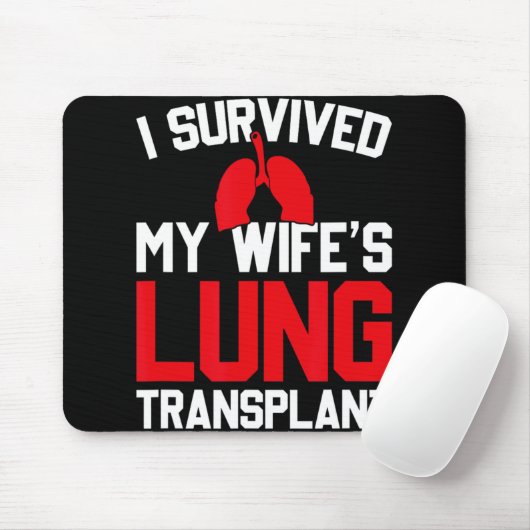 I Survived My Wife's Lung Transplant, New Lung  マウスパッド (マウス)