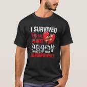I Survived Open Heart Surgery Open Heart Surgery M Tシャツ (正面)