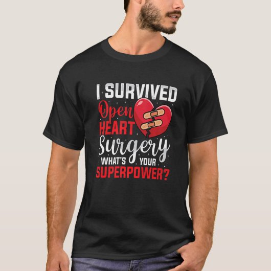 I Survived Open Heart Surgery Open Heart Surgery M Tシャツ (正面)