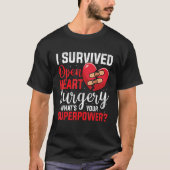I Survived Open Heart Surgery Open Heart Surgery M Tシャツ (正面)