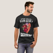 I Survived Open Heart Surgery shirt Heart Attack Tシャツ (正面フル)