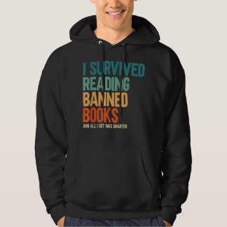 I Survived Reading Banned Books Book Lover Bookaho パーカ