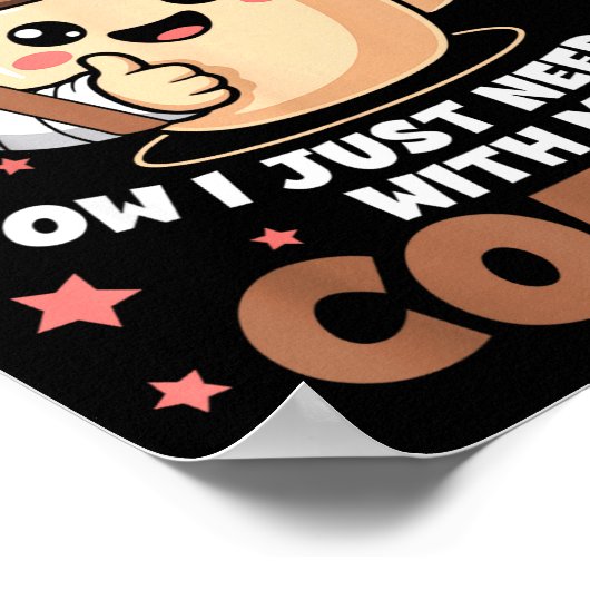 I Survived Shoulder Surgery Funny Coffee Lover Men ポスター (角)