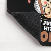 I Survived Shoulder Surgery Funny Coffee Lover Men マウスパッド (コーナー)