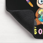 I Survived Six Seven Days Of School Cute Deer Stud マウスパッド (コーナー)