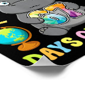 I Survived Six Seven Days Of School Cute Hip Stude ポスター (角)