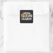 I Survived Testing Season School Humor スクエアシール (バッグ)