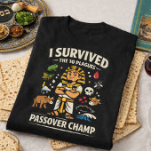 I Survived The 10 Plagues Funny Passover Champ Tシャツ