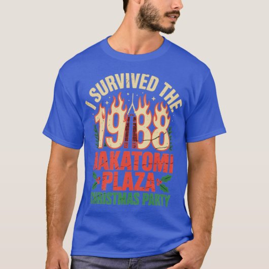 I Survived the 1988 Nakatomi Plaza Christmas Party Tシャツ (正面)