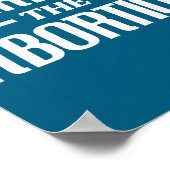 I Survived The Abortion Funny Sarcastic Quotes ポスター (角)