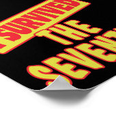 I SURVIVED THE SEVENTIES ポスター (角)