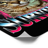 I Survived Today's Funny Tummy Ache Survivor Cat M ポスター (角)