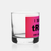 I Survived tRUMP ウイスキーグラス (右)