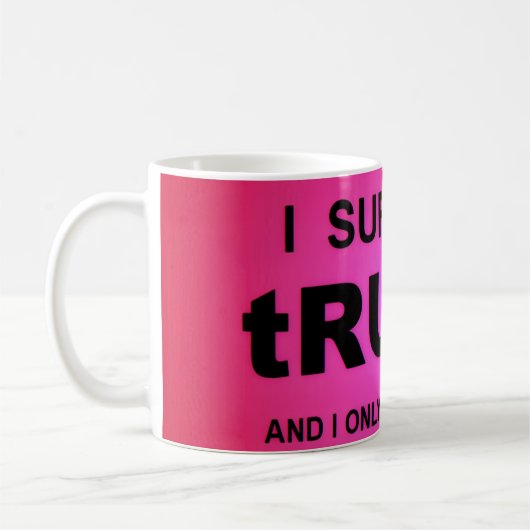 I Survived tRUMP コーヒーマグカップ (左)