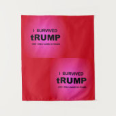 I Survived tRUMP タペストリー (正面)