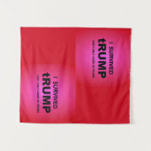 I Survived tRUMP タペストリー (正面(横))