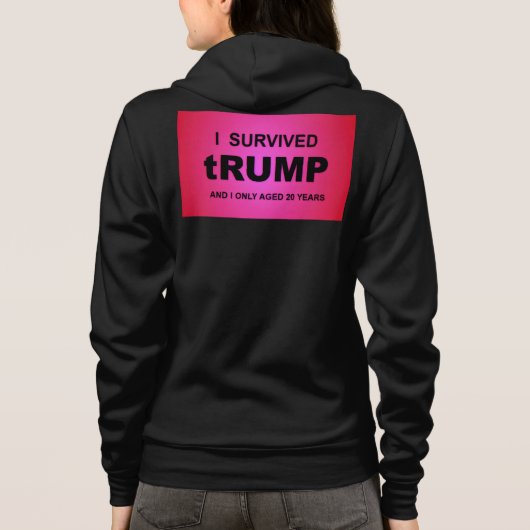 I Survived tRUMP パーカ (裏面)