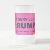 I Survived tRUMP フロストグラスビールジョッキ (中央)