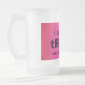 I Survived tRUMP フロストグラスビールジョッキ (左)