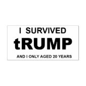 I Survived tRUMP ラバースタンプ (インプリント)