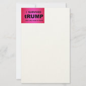 I Survived tRUMP 便箋 (正面)