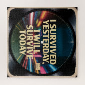 I Survived Yesterday, I Will Survive Today ジグソーパズル (横)