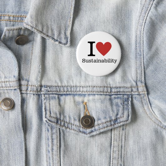 I ❤️ Sustainability CUSTOM Pins 缶バッジ (インサイチュ)