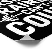 I Swear My Trainer Can’t Count Funny Gym Sarcasm ポスター (角)