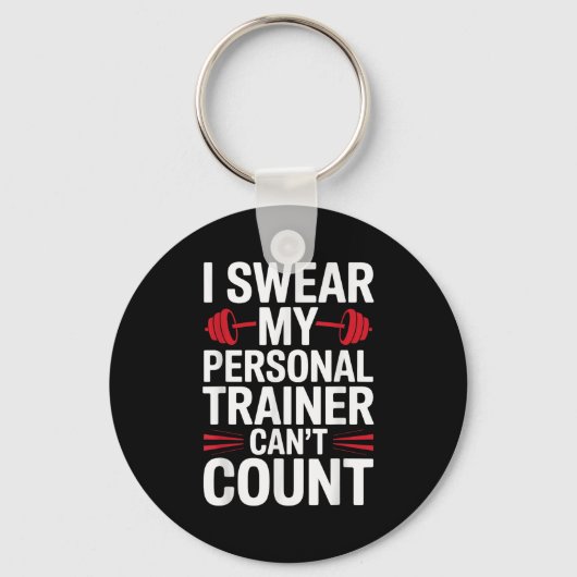 I Swear My Trainer Can't Count Gym キーホルダー (正面)