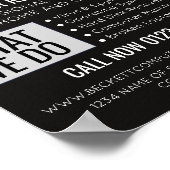 I.T/コンピュータ、コンピュータ修復スペシャリスト広告 ポスター (角)