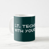 I.T.テクスがやる コーヒーマグカップ (正面左)