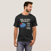I T PCコンピュータの物を修正する方法Tech Network Tシャツ (正面フル)