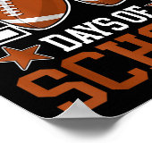 I Tackled 100 Day Of School Funny 100th Day School ポスター (角)