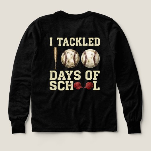 I Tackled 100 Days of School, Baseball Design (デザイン背面)