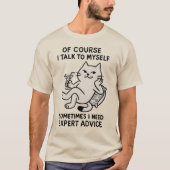 I talk to myself tシャツ (正面)