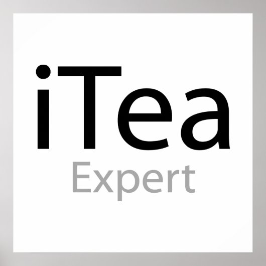 i Tea エキスパート ポスター (正面)