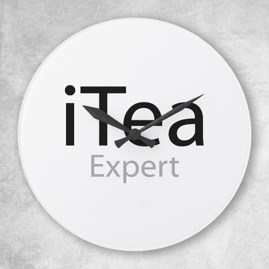 i Tea エキスパート ラウンド壁時計