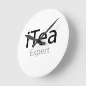 i Tea エキスパート ラウンド壁時計 (傾斜)