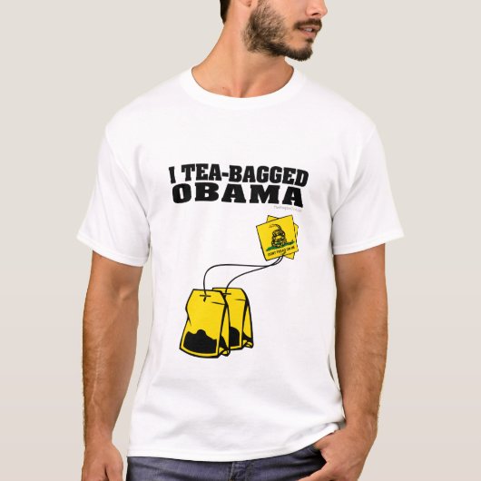 I Teabaggedオバマ Tシャツ (正面)
