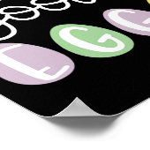 I Teach Good Eggs School Easter Bunny Eggs Easter  ポスター (角)