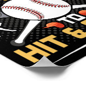 I Teach Kids To Hit And Steal Sell Coach ポスター (角)