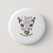 I Teach Kids To Talk Back Speech Language Therapy 缶バッジ (正面)