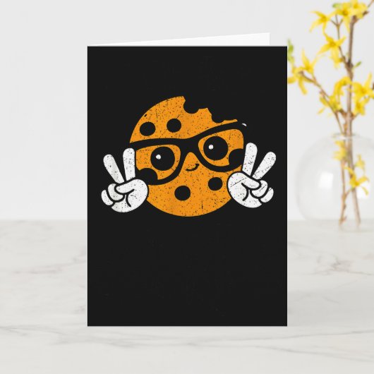 I Teach Smart Cookies Christmas Teacher Teaching X カード (黄色い花)