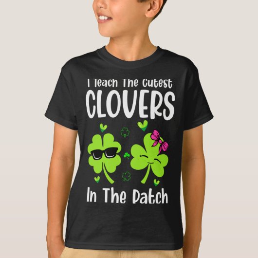 I Teach The Cutest C In Patch St Patricks Day Teac Tシャツ (正面)