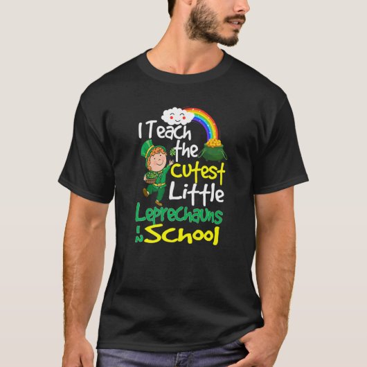 I Teach The Cutest Little Leprechauns In School Gi Tシャツ (正面)
